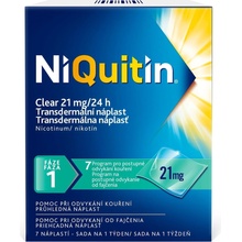 NiQuitin Clear 21 mg/24 h emp.tdm. 7x21 mg