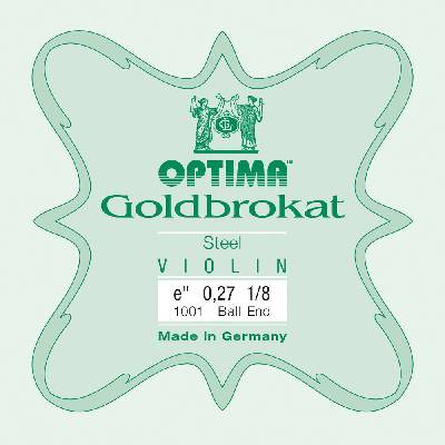 Optima Goldbrokat housle E 0,27 K hart
