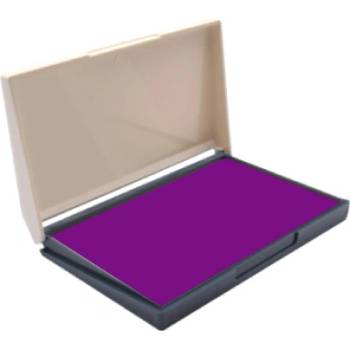 Shiny Poduška pre drevené pečiatky fialová 11 x 7 cm