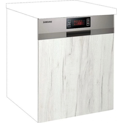 Matis Врата за съдомиялна машина IN Mask 60x60 снежен дъб