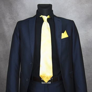 Hodvábna kravata + vreckovka Limited 03