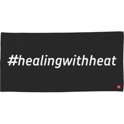 Harvia ručník #healingwithheat 90 x 170 cm černý