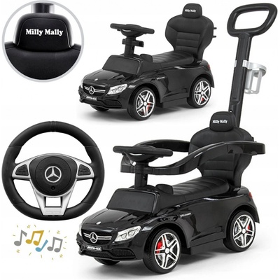 MILLY MALLY s vodiacou tyčou Mercedes-Benz AMG C63 Coupe čierne