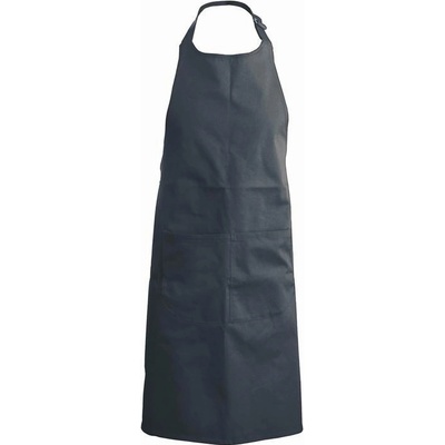 Kariban Zástěra s laclem K885 dark grey