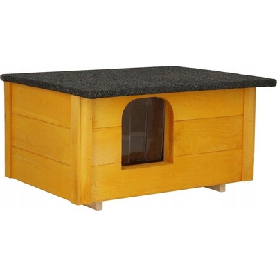 Springos Dřevěná bouda pro psa 54 x 39 x 30 cm – Zbozi.Blesk.cz