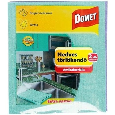 Domet antibakteriálne utierky vlhčené 2 ks