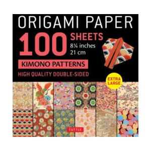 Origami Paper 100 sheets Japanese Kimono 8 1/4" (ISBN: 9780804855129)