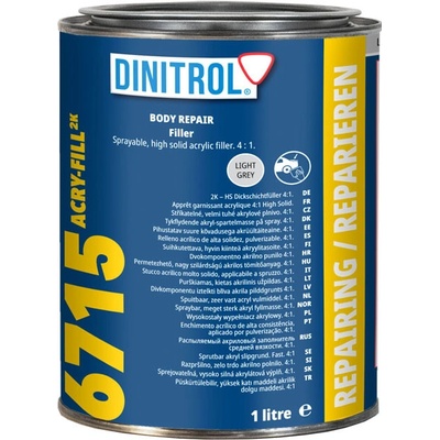 DINITROL 6715 ACRYFILL svetlo šedý 1 l