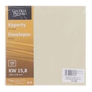 Galeria papieru Argo Envelope 158x158 Millenium cream 120g 10pcs