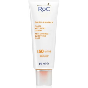 RoC Soleil Protect Anti Wrinkle Smoothing Fluid лек защитен флуид против стареене на кожата SPF 50 50ml