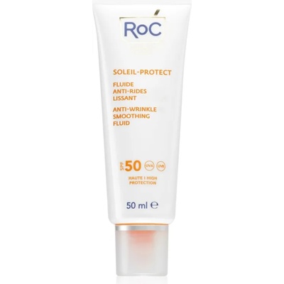 RoC Soleil Protect Anti Wrinkle Smoothing Fluid лек защитен флуид против стареене на кожата SPF 50 50ml