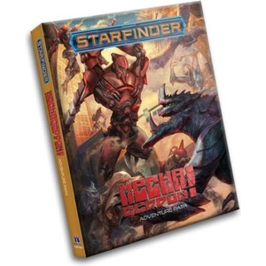 Starfinder Rpg: Mechageddon! Adventure Path | Christopher Wasko, Nicholas Wasko, Rigby Bendele, Joseph Blomquist, Anthony Dollinger, K. Fox, Jenny Jarzabski, Mikko Kallio, Dennis Muldoon, Diego Valdez (2024)