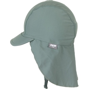 Sterntaler Детска шапка с козирка Sterntaler Kid's Peaked Cap with Neck Protection with Cord Cap - Matte Green - размер 47 cm (904-1911-0213)