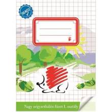 ICO Süni Sulikész - Tűzött füzet A5 nagy kockás 1. osztály 32 lap (TICSUSKNK)