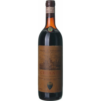 Fatttoria Il Paradiso Chianti suché červené 1986 0,75 l (holá láhev)