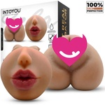 INTOYOU LikeTrue Sela Super Realistic Vagina & Mouth 635g Brown