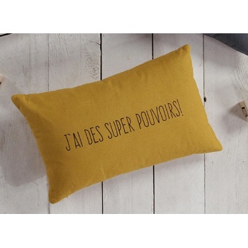 Today Kids vankúš Back To School žltý 30x50