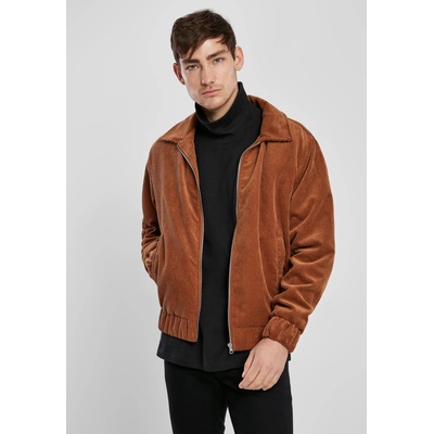 Urban Classics Мъжко яке в кафяво Urban Classics Boxy CorduroyUB-TB3808-00786 - Кафяв, размер S