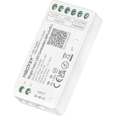 KPLED, Jednobarevný RF+WIFI+Bluetooth LED přijímač, FUT036W 12-24VDC, 12A, Mi-light