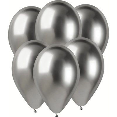 Svet balonku Balónik chrómový Strieborný 33 cm