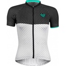 Force POINTS krátky rukáv čierno-biely dámsky