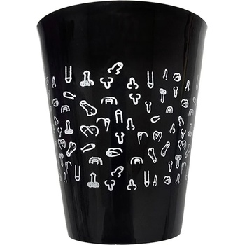 Парти чаша с пениси, провокативна и забавна - Cup Penises Black 500ml (D-245424)