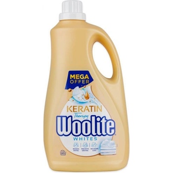 Woolite Keratin Therapy Whites tekutý prací přípravek 60 PD 3,6 l