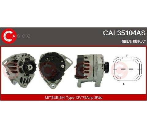 Generátor CASCO CAL35104AS