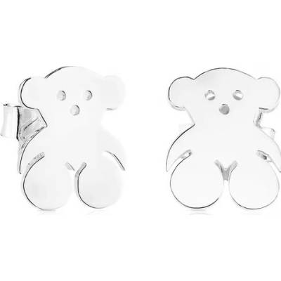 Tous strieborné náušnice Bear 211142070