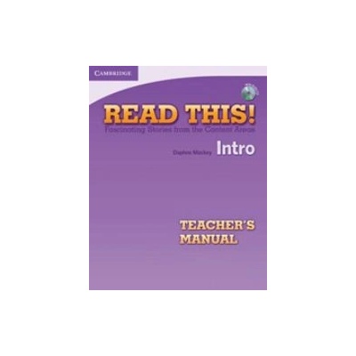 Read This! Intro Teacher's Manual with Audio CD