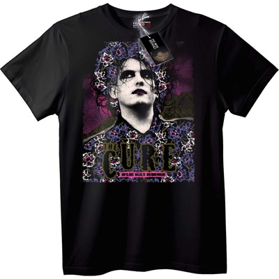 NOONEBRAND Тениска The Cure флорален концерт - 2XL, White