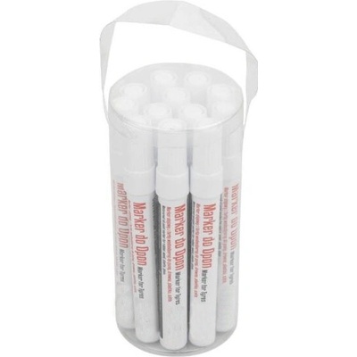 Redats Označovač na pneumatiky marker biely, okrúhly 2,5mm, 12ks