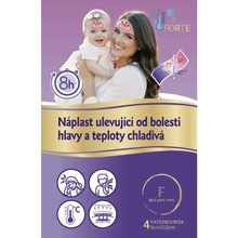FORTE Náplasť uľavujúca od bolesti hlavy a teploty chladivá, 5 x12 cm 1 ks