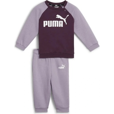 PUMA Minicats Ess Raglan set - Purple (Pale Plum)