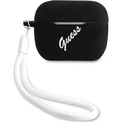 Guess Калъф Guess GUACAPLSVSBW за AirPods Pro, черен/бял, силиконов, Vintage (GUACAPLSVSBW)