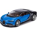 Welly Bugatti Chiron model modrá 1:24