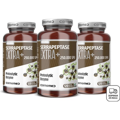 Serrapeptase Extra 250.000SPU 3 x 120 kapsúl