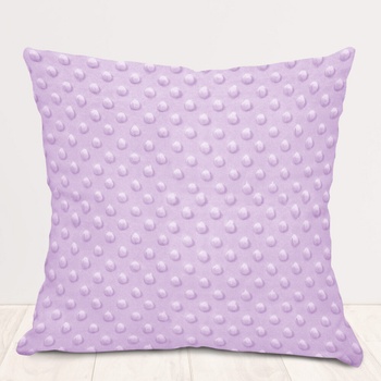 Biante Minky 3D bodky MKP-002 Fialová lila 50 x 50 cm