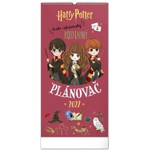 Nástenný Rodinný plánovací Harry Potter CZ/SK 21 x 42 cm autor neuvedený 2027
