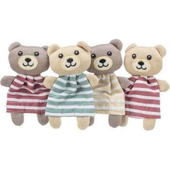 Trixie Medvídek v šatech, s catnipem, 12 cm