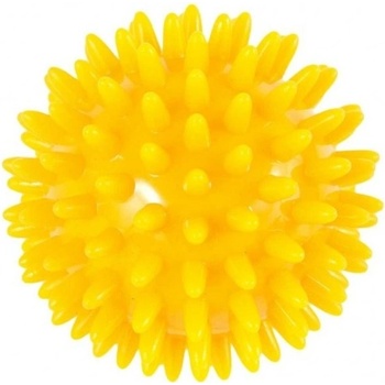 Gymy loptička masážna ježko žltá 8 cm