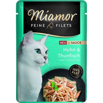 Miamor Feine Filets Kuracie Mäso & Tuniak 100 g