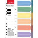 OPTIMA Регистър OPTIMA A/4 plastic 6 цвята 128223 (128223)