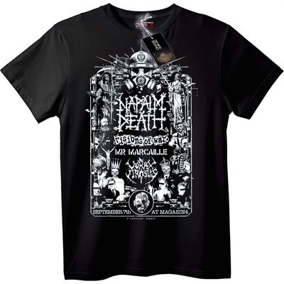 Тениска Napalm Death Визии на Ада - XS, White