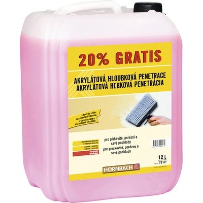 Akrylátová hĺbková penetrácia Hornbach 10+2 l
