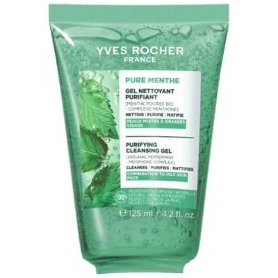 Yves Rocher Pure Menthe Почистващ гел за лице, 125 ml