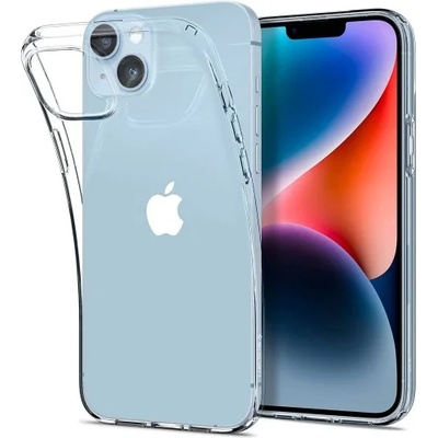 Apple Силиконоф калъф кейс Spigen Liquid Crystal Apple iPhone 14 Plus, прозрачен
