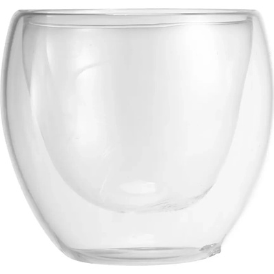 Pohár MagicHome Espresso na kávu čaj termo s dvojitou stenou 2 x 90 ml