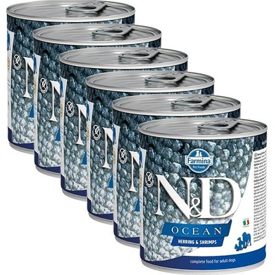 N&D dog Herring & Shrimps 6 x 285 g