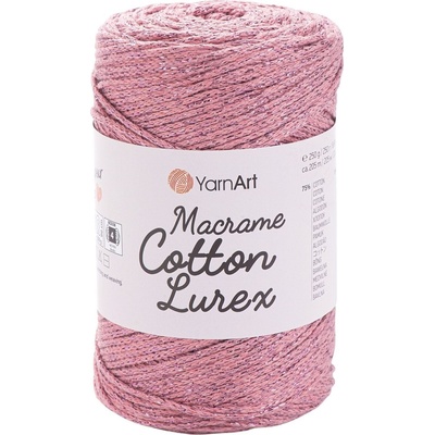 YARNART Macrame Cotton Lurex 2 mm 205 m 743 юта (Macrame Cotton Lurex 743)